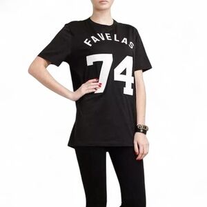 Givenchy SS 2014 Favelas 74 Graphic Tee Oversized EUC